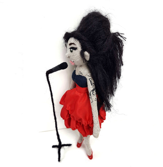 Amy Winehouse Portrait Doll