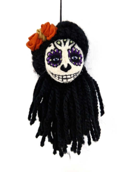 Santa Muerte Hanging Ornament